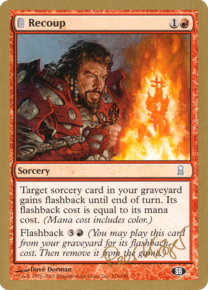 Recoup (Peer Kroger) (SB) [World Championship Decks 2003] | Dumpster Cat Games