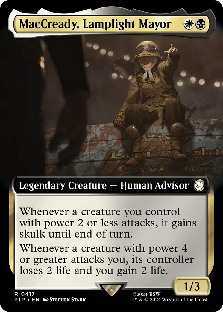 MacCready, Lamplight Mayor (Extended Art) [Fallout] | Dumpster Cat Games