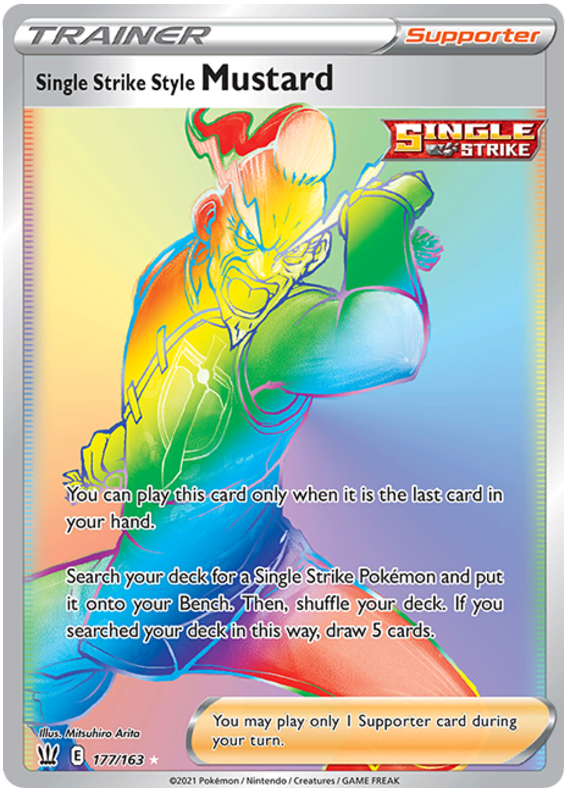 Single Strike Style Mustard (177/163) [Sword & Shield: Battle Styles] | Dumpster Cat Games
