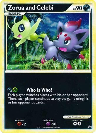 Zorua and Celebi (Jumbo Card) [Miscellaneous Cards] | Dumpster Cat Games