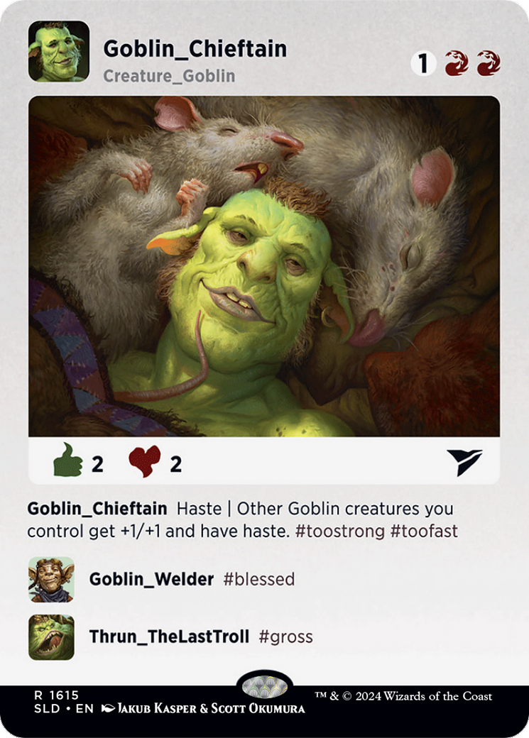 Goblin Chieftain [Secret Lair Drop Series] | Dumpster Cat Games