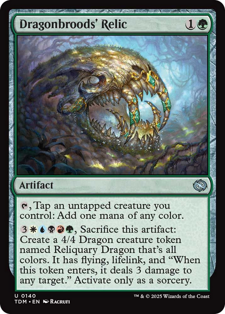 Dragonbroods' Relic [Tarkir: Dragonstorm] | Dumpster Cat Games