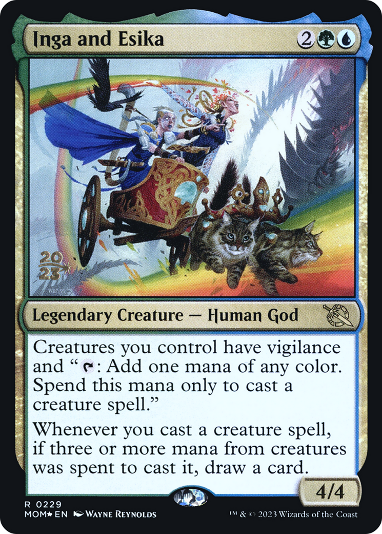 Inga and Esika [March of the Machine Prerelease Promos] | Dumpster Cat Games