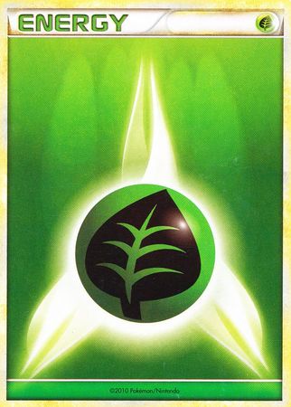 Grass Energy (2010 Unnumbered HGSS Style) [League & Championship Cards] | Dumpster Cat Games