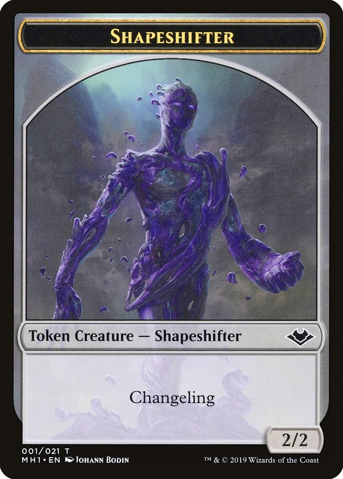 Shapeshifter Token [Modern Horizons Tokens] | Dumpster Cat Games
