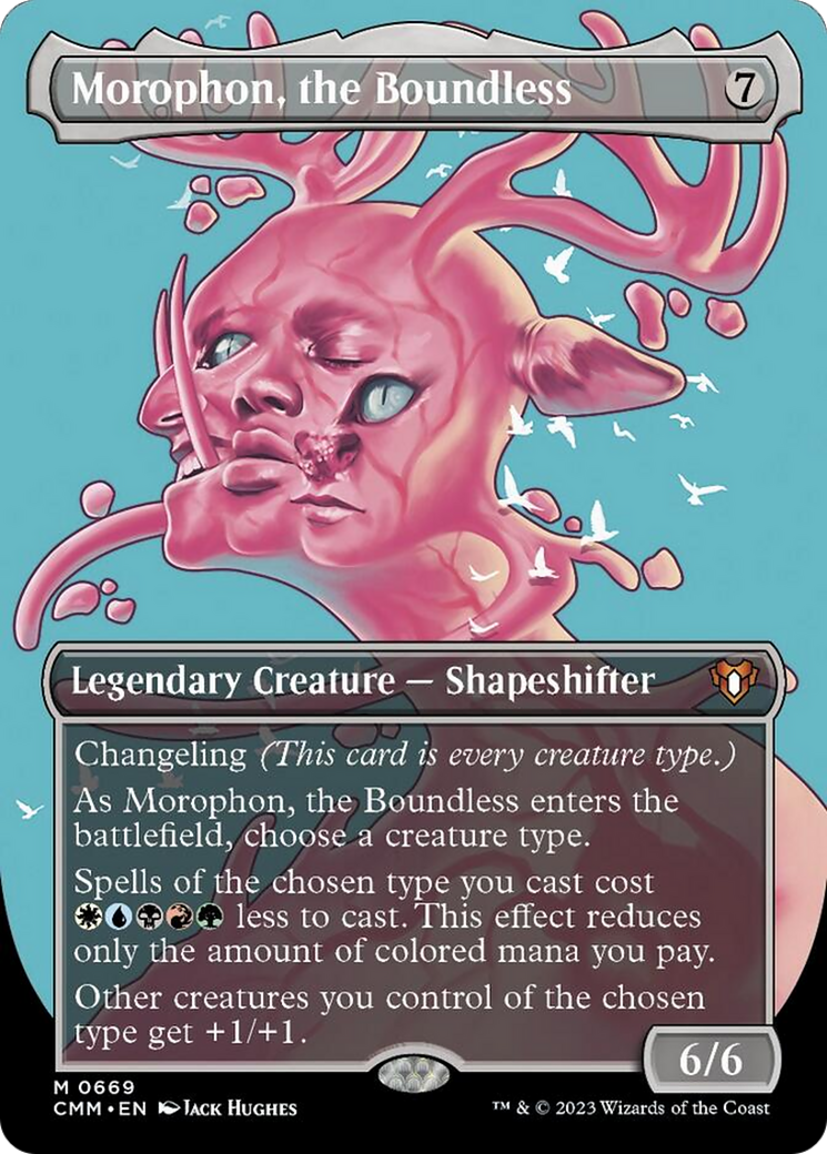 Morophon, the Boundless (Borderless Profile) [Commander Masters] | Dumpster Cat Games