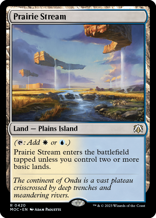 Prairie Stream [March of the Machine Commander] | Dumpster Cat Games