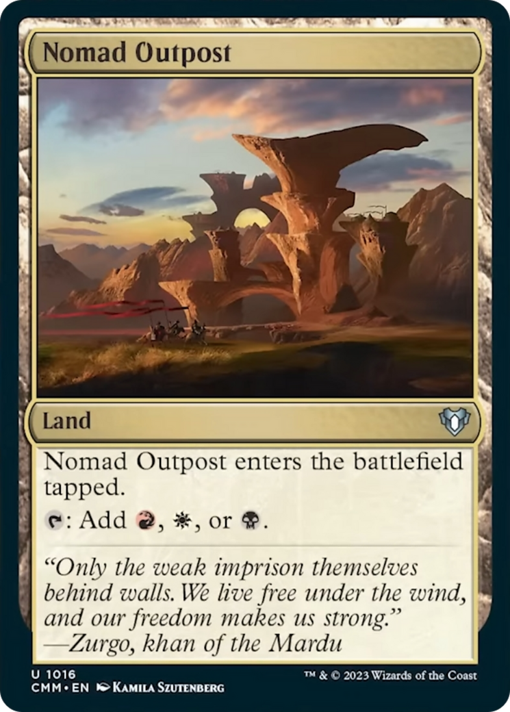 Nomad Outpost [Commander Masters] | Dumpster Cat Games