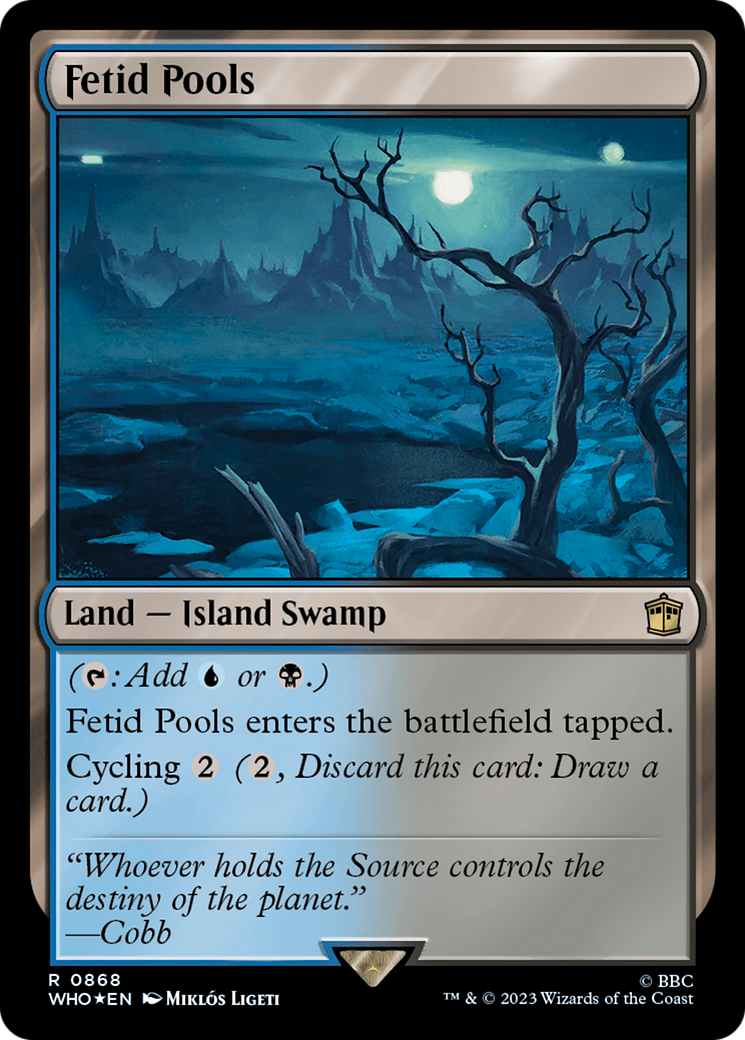 Fetid Pools (Surge Foil) [Doctor Who] | Dumpster Cat Games