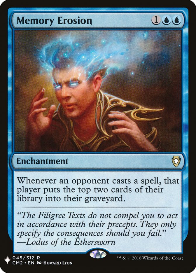 Memory Erosion [Mystery Booster] | Dumpster Cat Games