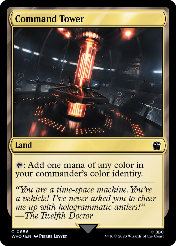 Command Tower (0856) (Surge Foil) [Doctor Who] | Dumpster Cat Games