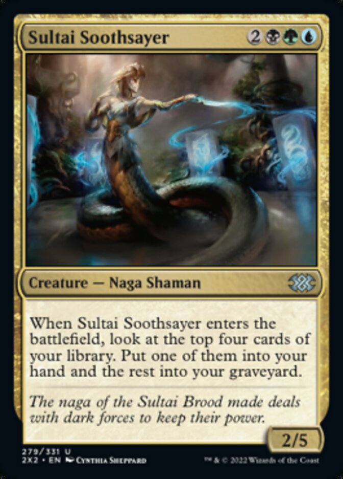 Sultai Soothsayer [Double Masters 2022] | Dumpster Cat Games