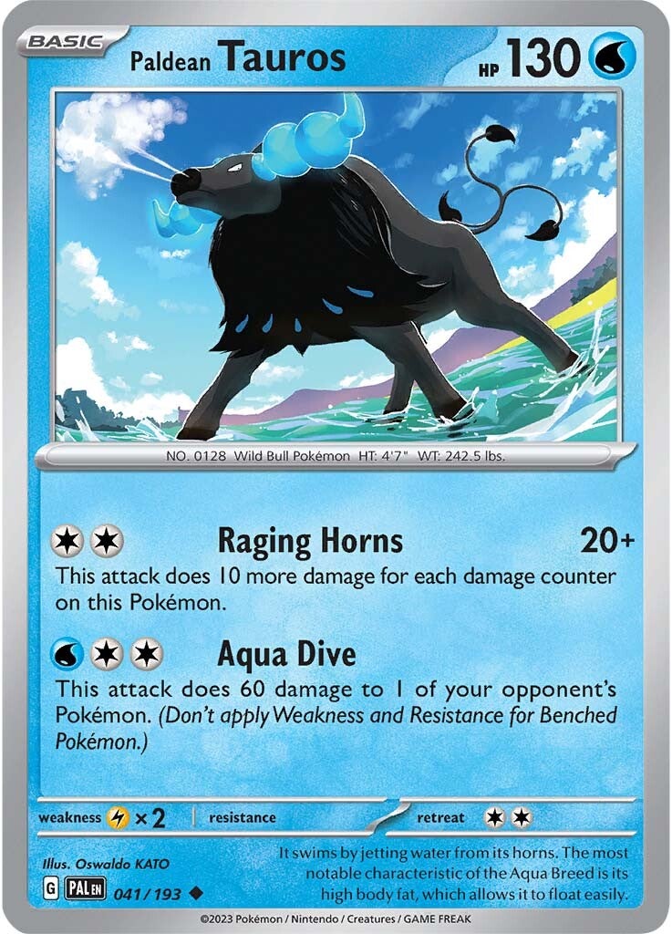 Paldean Tauros (041/193) [Scarlet & Violet: Paldea Evolved] | Dumpster Cat Games
