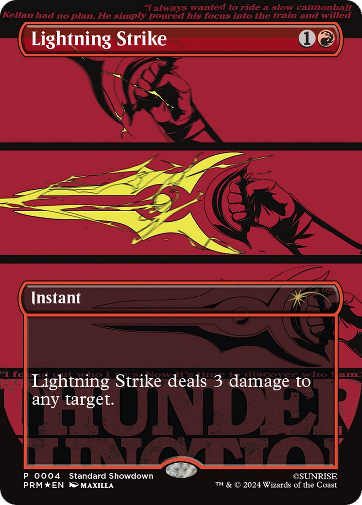Lightning Strike [Standard Showdown Promos] | Dumpster Cat Games