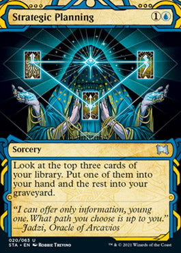 Strategic Planning (Foil Etched) [Strixhaven: Mystical Archive] | Dumpster Cat Games