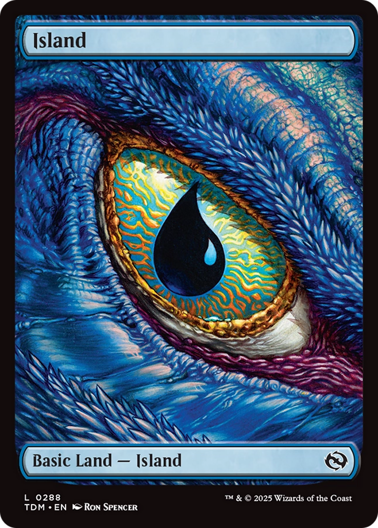 Island (0288) [Tarkir: Dragonstorm] | Dumpster Cat Games
