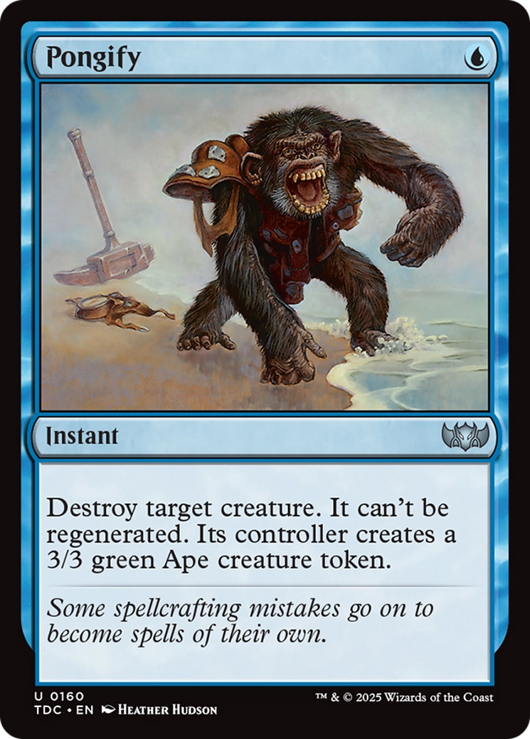 Pongify [Tarkir: Dragonstorm Commander] | Dumpster Cat Games