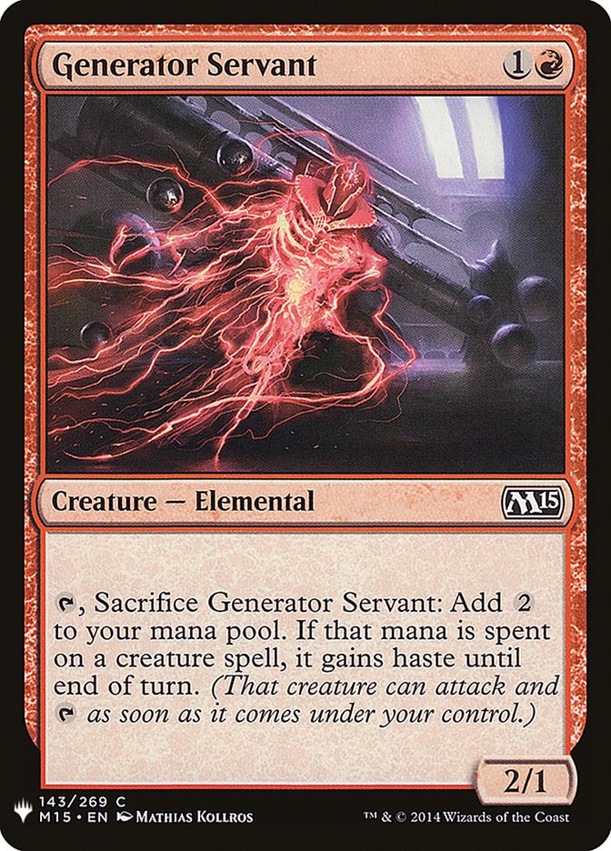 Generator Servant [Mystery Booster] | Dumpster Cat Games