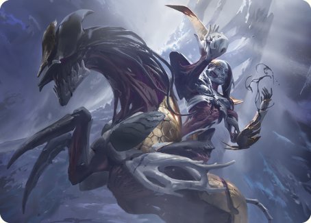 Ria Ivor, Bane of Bladehold Art Card [Phyrexia: All Will Be One Art Series] | Dumpster Cat Games