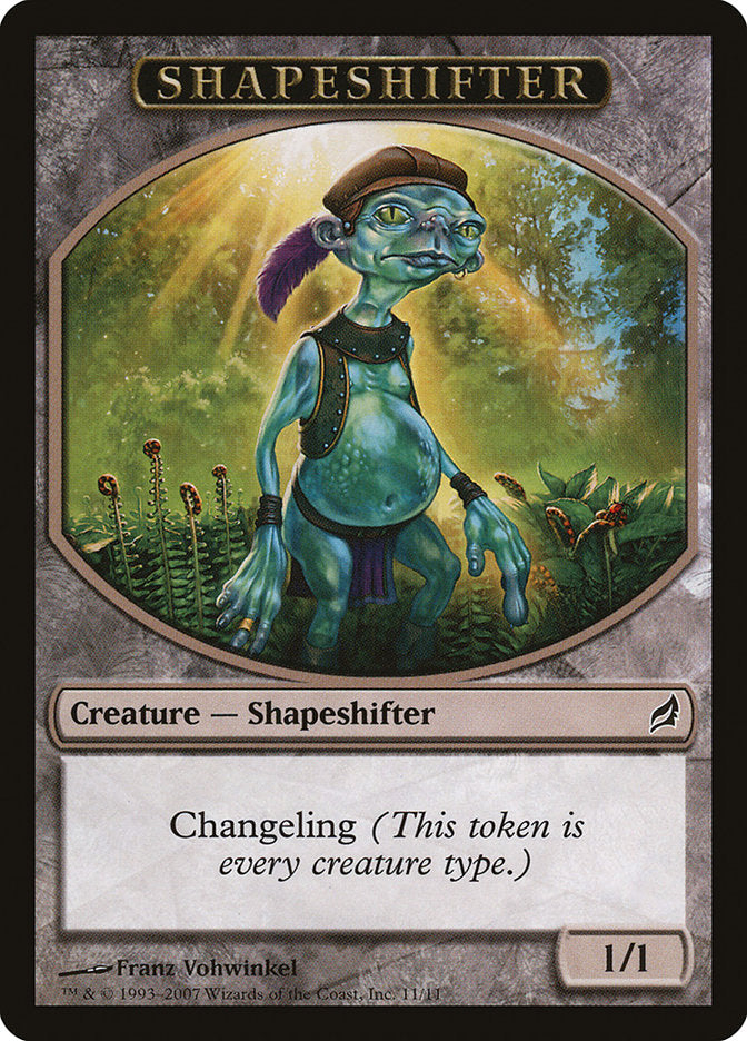 Shapeshifter Token [Lorwyn Tokens] | Dumpster Cat Games