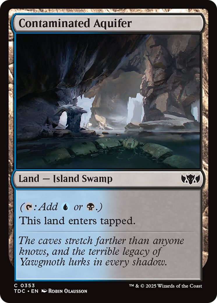 Contaminated Aquifer [Tarkir: Dragonstorm Commander] | Dumpster Cat Games