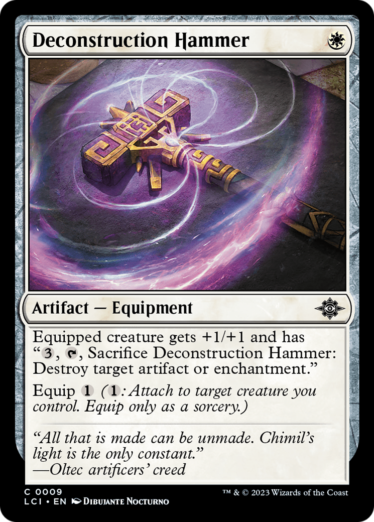 Deconstruction Hammer [The Lost Caverns of Ixalan] | Dumpster Cat Games