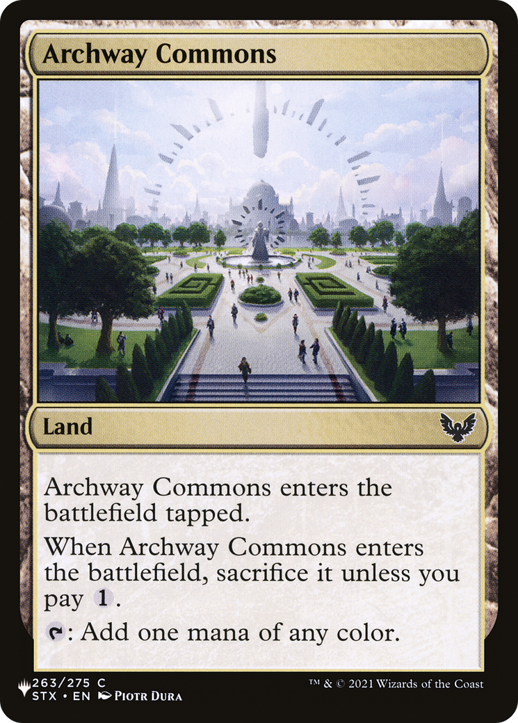 Archway Commons [The List] | Dumpster Cat Games