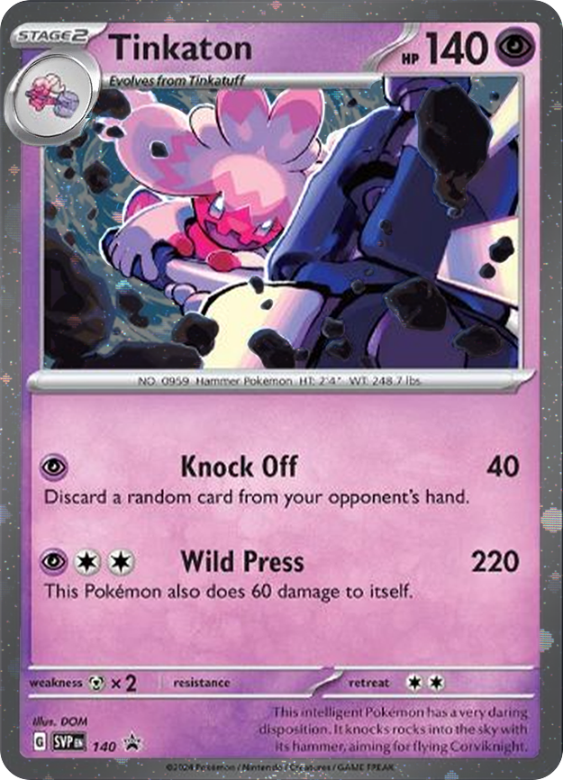 Tinkaton (SVP140) (Cosmos Holo) [Scarlet & Violet: Black Star Promos] | Dumpster Cat Games