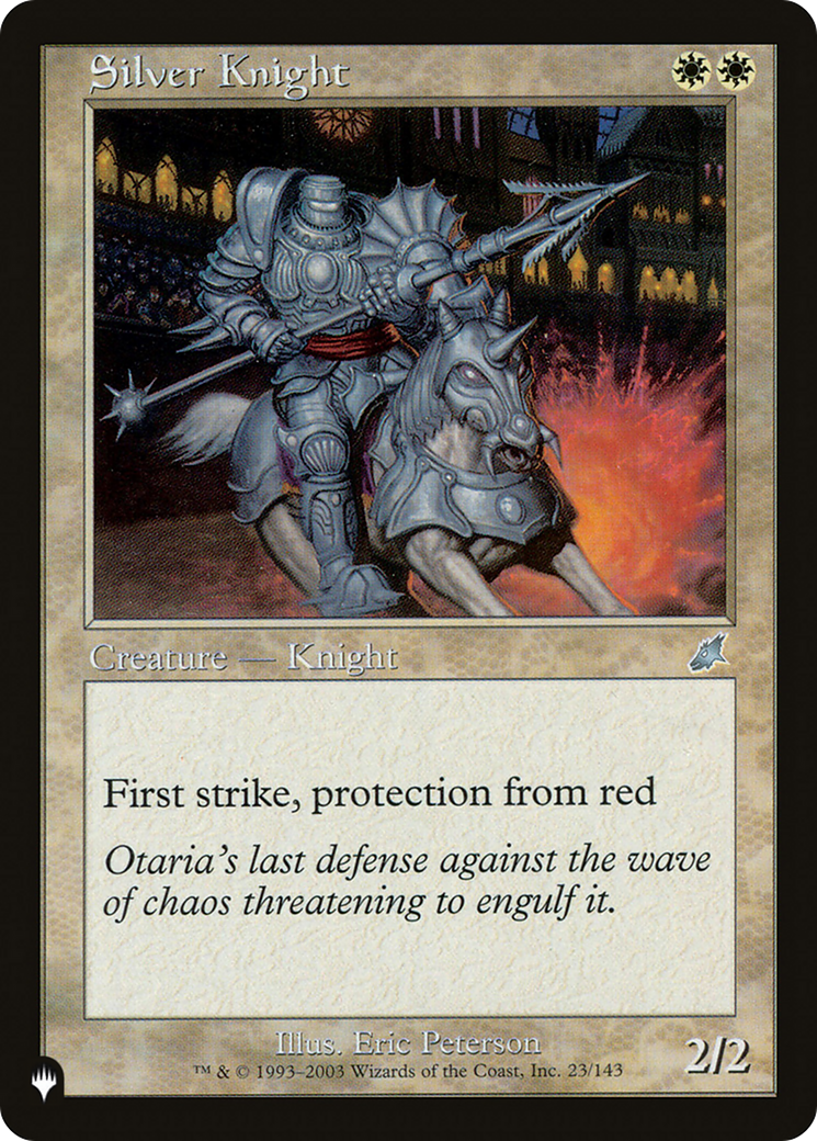 Silver Knight [The List] | Dumpster Cat Games