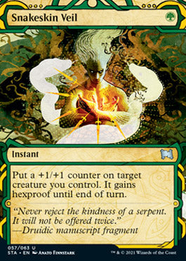 Snakeskin Veil (Foil Etched) [Strixhaven: Mystical Archive] | Dumpster Cat Games