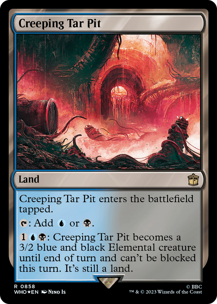 Creeping Tar Pit (Surge Foil) [Doctor Who] | Dumpster Cat Games