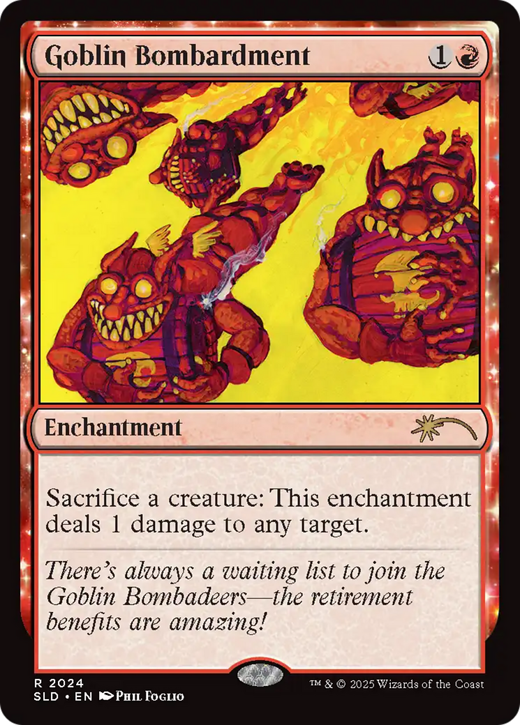 Goblin Bombardment (2024) [Secret Lair Drop Series] | Dumpster Cat Games
