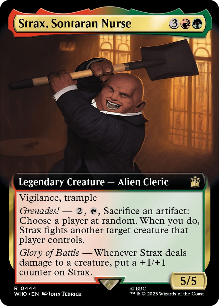 Strax, Sontaran Nurse (Extended Art) [Doctor Who] | Dumpster Cat Games