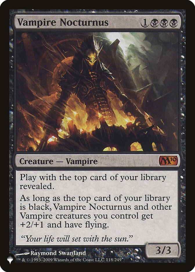 Vampire Nocturnus [The List] | Dumpster Cat Games