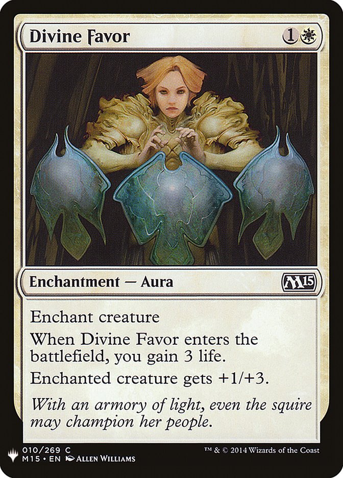 Divine Favor [Mystery Booster] | Dumpster Cat Games