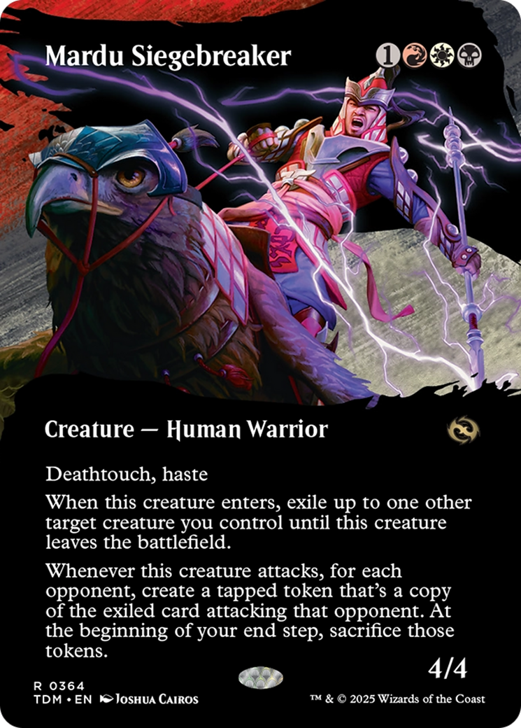 Mardu Siegebreaker (Borderless) [Tarkir: Dragonstorm] | Dumpster Cat Games