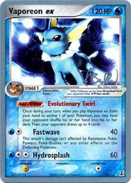 Vaporeon ex (110/113) (Eeveelutions - Jimmy Ballard) [World Championships 2006] | Dumpster Cat Games