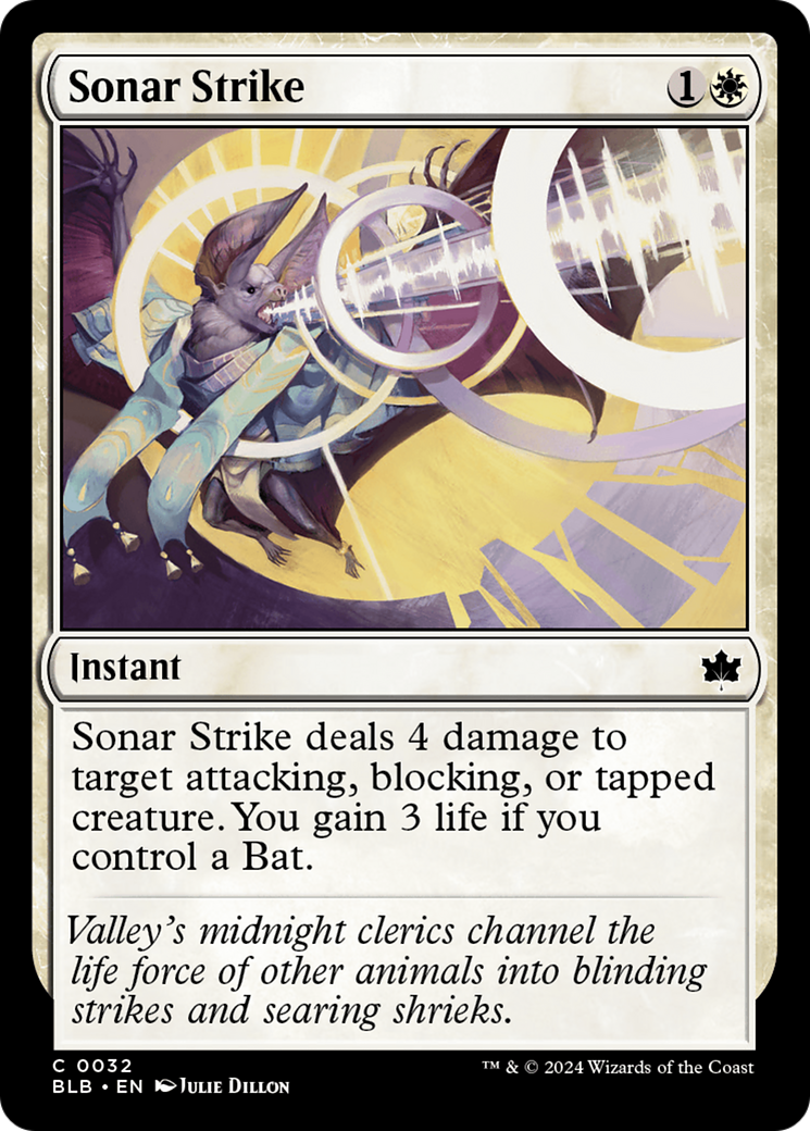 Sonar Strike [Bloomburrow] | Dumpster Cat Games