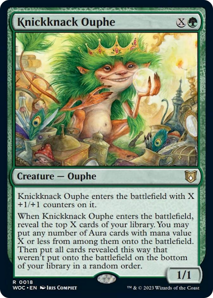 Knickknack Ouphe [Wilds of Eldraine Commander] | Dumpster Cat Games
