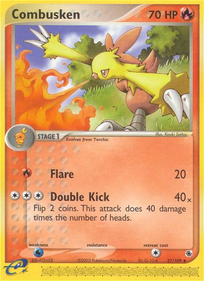 Combusken (27/109) [EX: Ruby & Sapphire] | Dumpster Cat Games