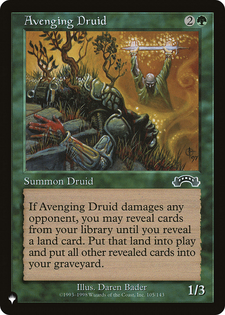 Avenging Druid [The List] | Dumpster Cat Games