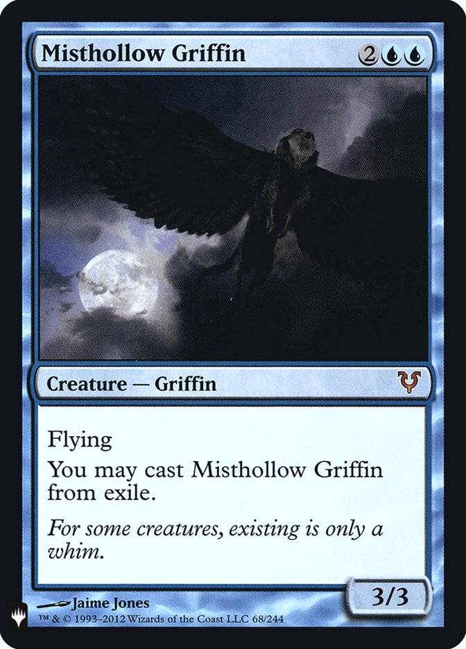 Misthollow Griffin [Mystery Booster] | Dumpster Cat Games
