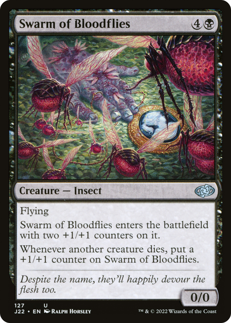 Swarm of Bloodflies [Jumpstart 2022] | Dumpster Cat Games