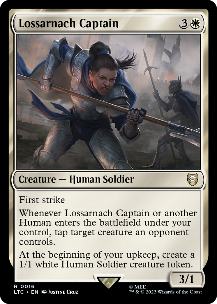 Lossarnach Captain [The Lord of the Rings: Tales of Middle-Earth Commander] | Dumpster Cat Games