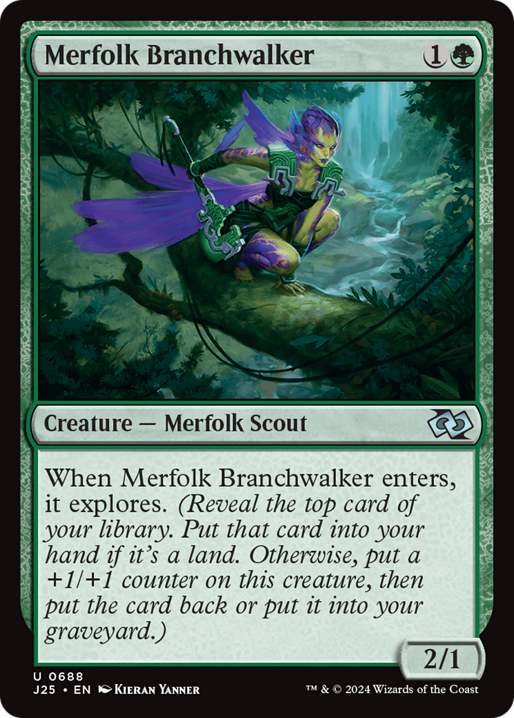 Merfolk Branchwalker [Foundations Jumpstart] | Dumpster Cat Games