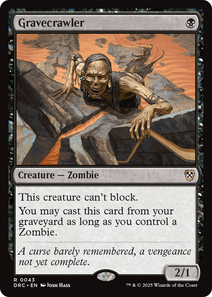 Gravecrawler [Aetherdrift Commander] | Dumpster Cat Games