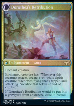 Dorothea, Vengeful Victim // Dorothea's Retribution [Innistrad: Crimson Vow Prerelease Promos] | Dumpster Cat Games