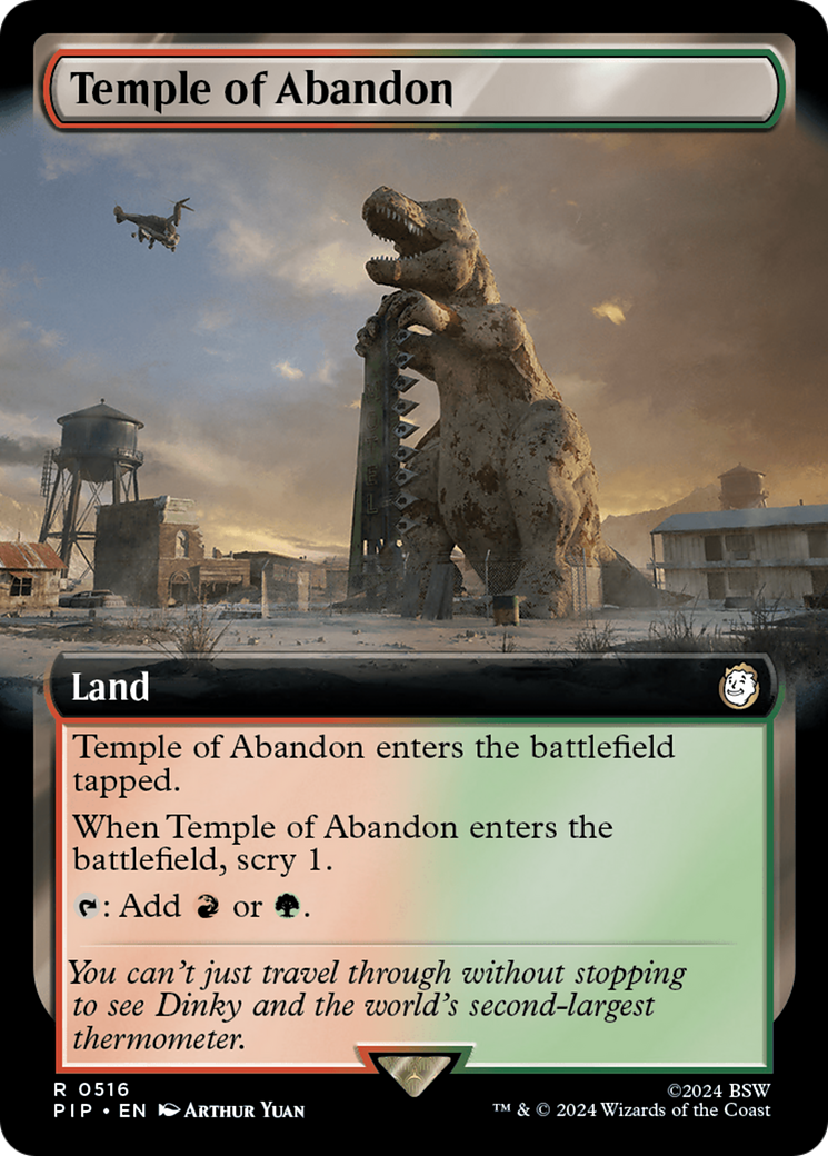 Temple of Abandon (Extended Art) [Fallout] | Dumpster Cat Games