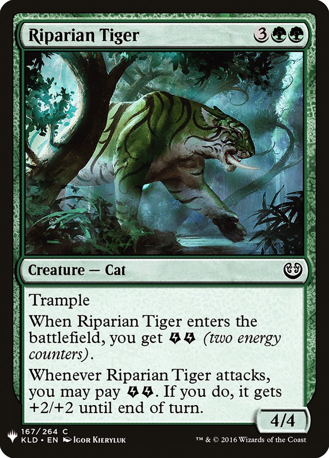 Riparian Tiger [Mystery Booster] | Dumpster Cat Games