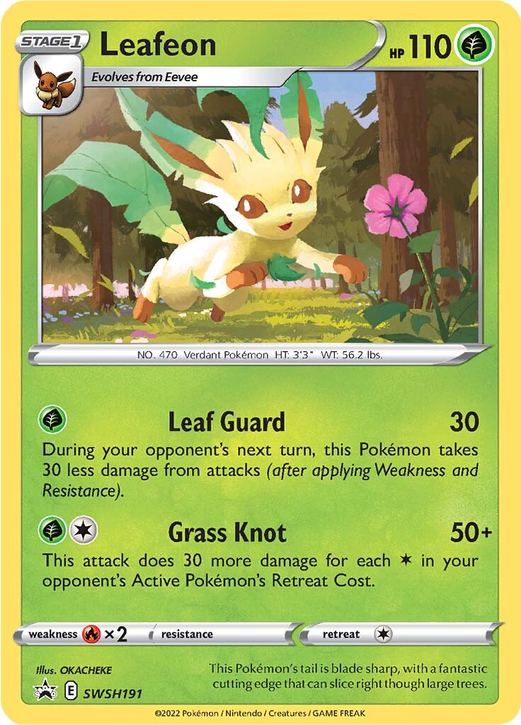 Leafeon (SWSH191) [Sword & Shield: Black Star Promos] | Dumpster Cat Games